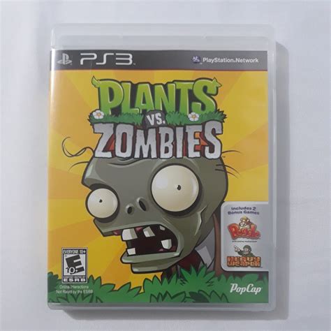 Plants Vs Zombies Sony Playstation Ps Game Complete With Manual