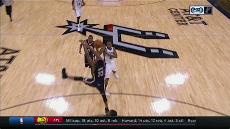 Kawhi Leonard Quick Hands Pacers Vs Spurs 3 1 17 16 17 NBA Season