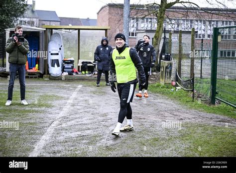 Lokeren S Radja Nainggolan Pictured During A Training Session Of