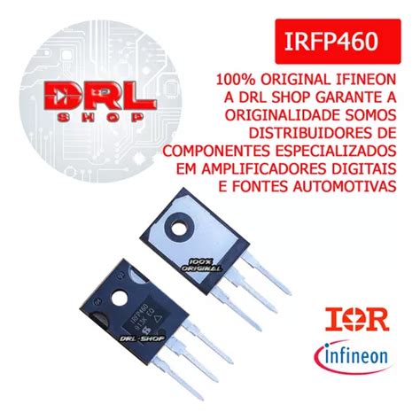 Kit 2 Irfp460 Irfp460 Transistor Mosfet To 247 Original Mercadolivre