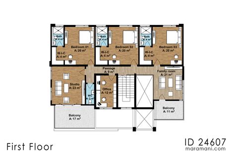 Modern 4 Bedroom Double Storey House - ID 24607 - Maramani