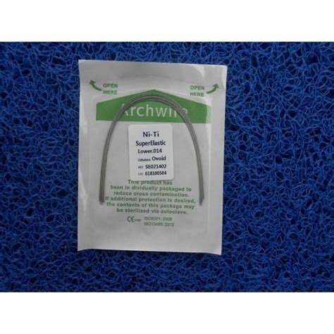 Jual Kawat Niti Kemasan Set Ukuran 014 Ni Ti Super Elastic Ovoid