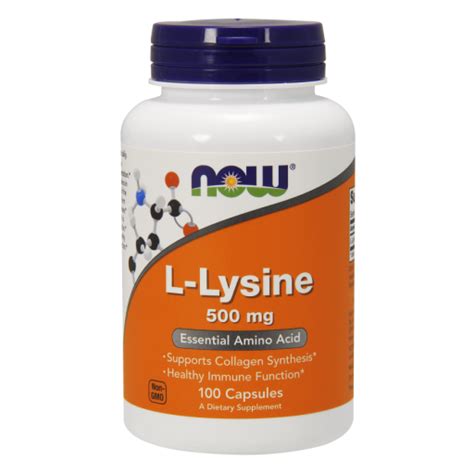 Now Foods L Lysine Tablets 500 Mg Super Health Center