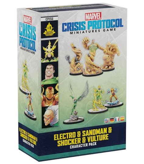 Marvel Crisis Protocol Electro Sandman Shocker Vulture