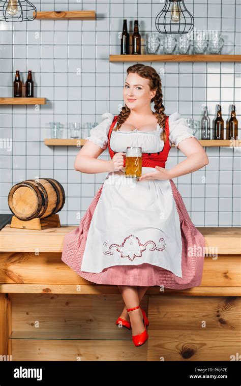 Bavarian Bar Maid Side View