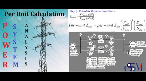 Power System Per Unit Pu Calculation For A Network Reactance Diagram