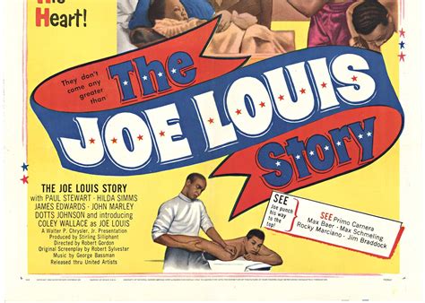 Unknown Original The Joe Louis Story 1953 Vintage Movie Poster For