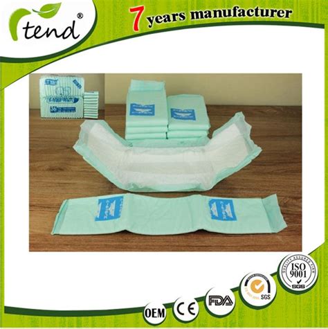 Disposable I Shape Adult Diaper Inserts Incontinence Pads For Adults