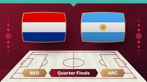 Holanda Argentina Playoff Cuartos De Final Partido Fútbol 2022 2022 Campeonato Mundial De Fútbol