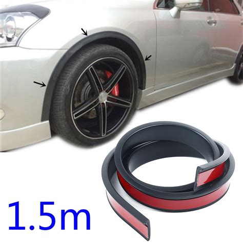 150 3 8cm Universal Car Wheel Arch Trim Fender Flares Protection Strip