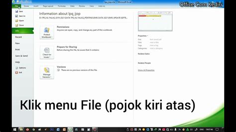 Cara Mudah Merubah File Excel Ke Format CSV Comma Delimited YouTube