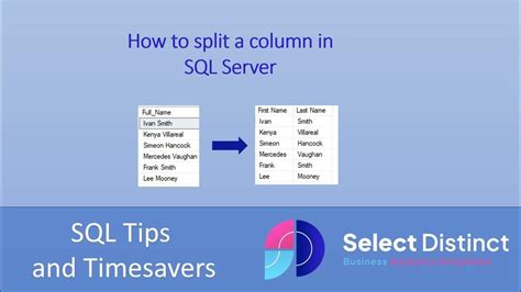 How To Split A Column Of Text Into Multiple Columns In Sql Server Youtube