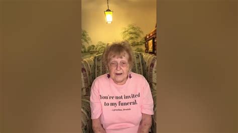 Play This Video At My Funeral 💀 Tiktok Grandma Droniak Youtube