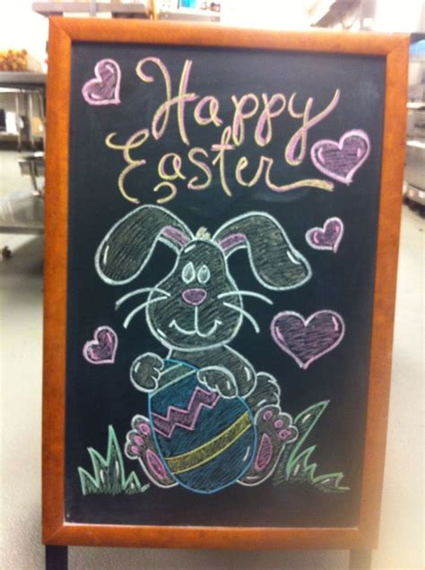 Pin By Lisa On Hopping Holiday In 2024 Happy Easter Chalkboard Art Easter Chalkboard Easter