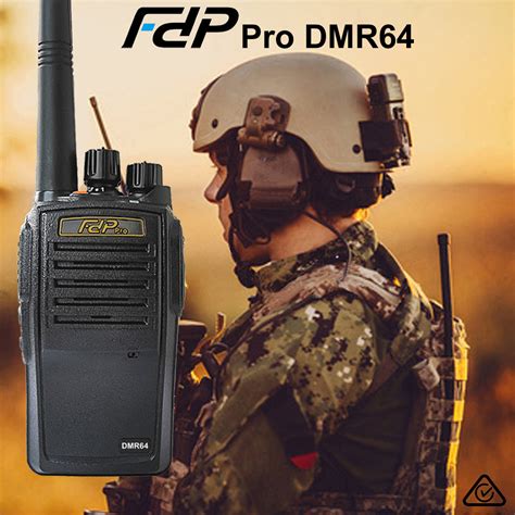 FDP Radios FDP Pro DMR64 5W UHF Digital Handheld Transceiver IP67FDP