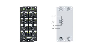 EP6228 0022 EtherCAT Box 8 Channel Communication Interface IO Link