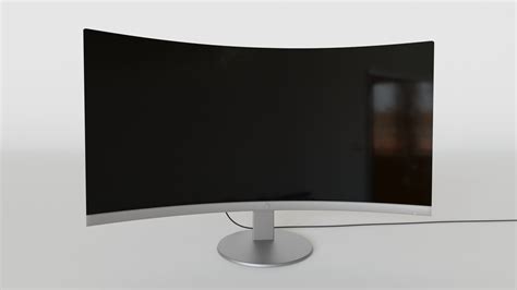 PC Curved Screen 3D model | CGTrader