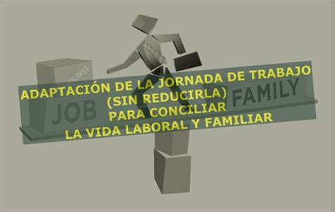 Adaptaci N De La Jornada De Trabajo Sin Reducirla Para Conciliar La