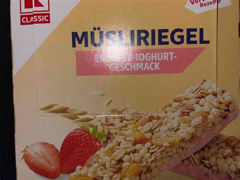 Kaufland Müsliriegel Erdbeer Joghurt Kalorien Neue Produkte Fddb