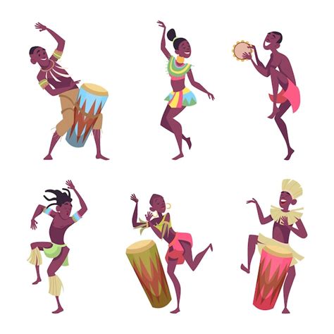 African Tribe Dance Vectors And Illustrations For Free Download Freepik