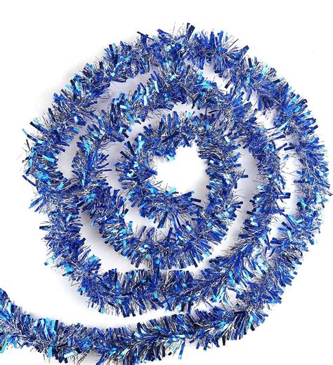 Amazon Feet Christmas Tinsel Garland Metallic Twist Garland