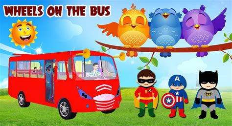 Kids Nursery Rhymes: Wheels On The Bus Go | Nursery Rhymes For Children ...