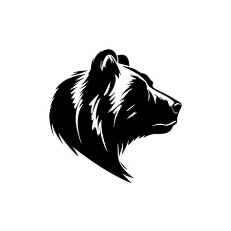 Premium Vector Bear Head Logo Mascot Emblem