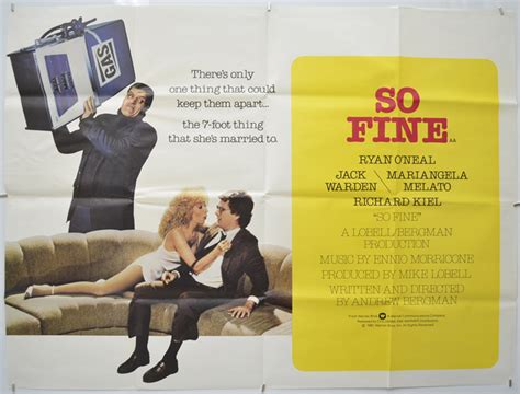 So Fine Original Movie Poster