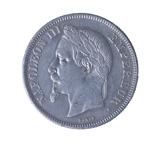 Cours et Meilleur Prix 5 Francs Napoléon III Tête Nue 1855 A 8746