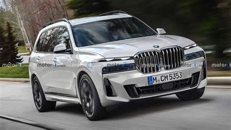 BMW X7 Facelift Rendered With Split Headlights After New Spy Shots