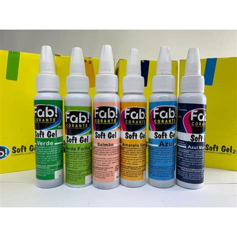 Corante Soft Gel 25g Cores à Escolha Shopee Brasil