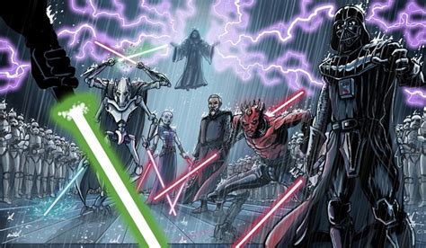 Comics Star Wars Darth Vader Darth Maul Count Dooku General Grievous Darth Sidious Stormtrooper