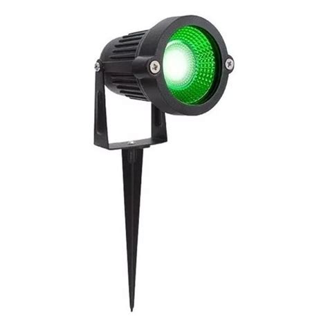 Lumin Ria Espeto Jardim Cob Led W Ip Aaatop Bivolt Verde Shopee Brasil