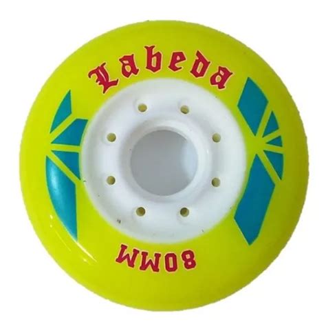 Set De 8 Llantas Amarillo 80 Mm Para Patines En Línea regalo Meses