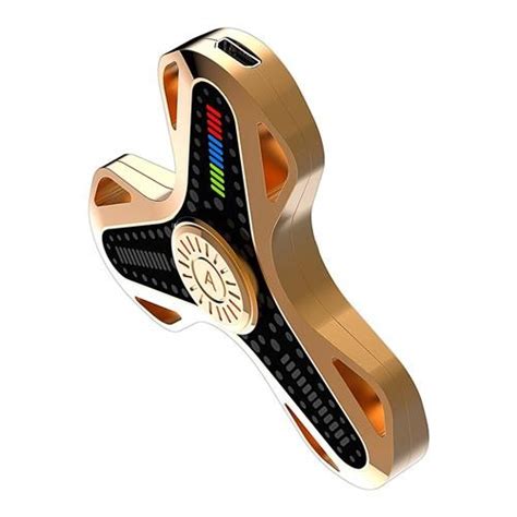 AiTURE Bluetooth Three Blade Fidget Spinner Gold