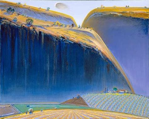 Cliffs By Wayne Thiebaud Oil On Canvas Wayne Thiebaud Paintings