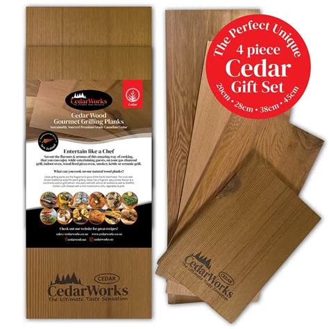 Cedar Wood Gourmet Grilling Planks Cedar Wood