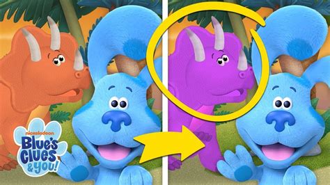 Spot The Difference Dinosaur Game W Josh And Blue Ep Blue S