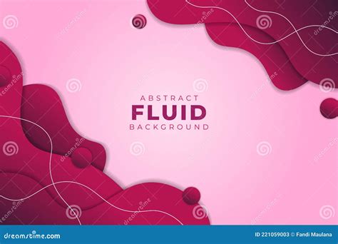 Romantic Maroon And Pink Fluid Shape Background With Overlapped Layer