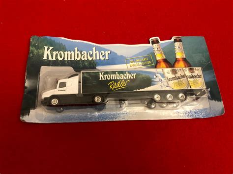 Semi Remorque Scania Krombacher Radler Ho Blanc Noir M Tal Plastique