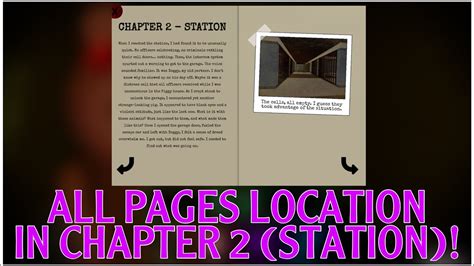 All Pages Location In Chapter 2 Station Book 1 Roblox Piggy Youtube