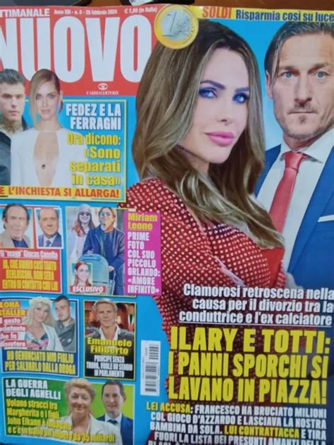 NUOVO 2024 8 FRANCESCO Totti E Ilary Blasi Miriam Leone Alessandra