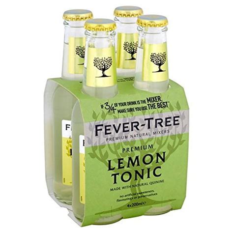 Fever Tree Lemon Tonic Water 4 X 200 Ml Pack Of 6 Total 24 Bottles