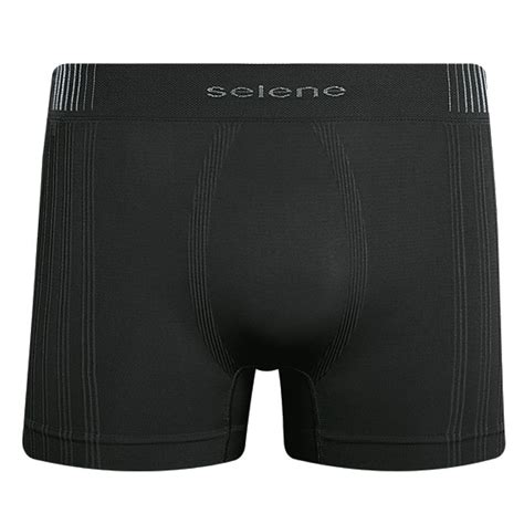 Cueca Boxer Microfibra Sem Costura Selene Preta 11070