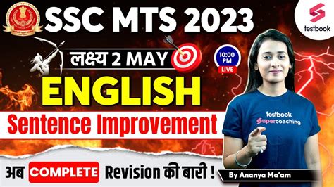 Sentence Improvement For Ssc Mts English Ssc Mts English