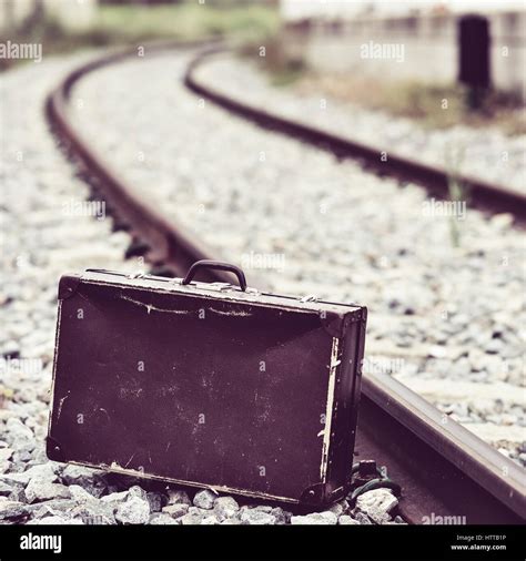 Valise de chemin de fer Banque de photographies et dimages à haute