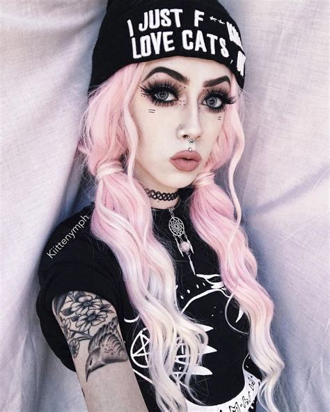 Pin By Kat On Tattoo Ideas Scene Hair Pastel Goth Fashion Grunge Hair