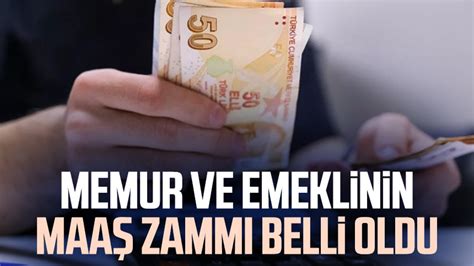 Memur ve emeklinin maaş zammı belli oldu Samsun Haber Samsun Son