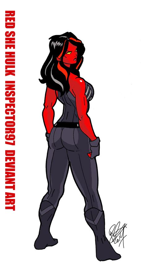 Red She Hulk By Inspector97 On Deviantart