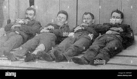 Dead Members of Dalton Gang, 1892 Stock Photo - Alamy